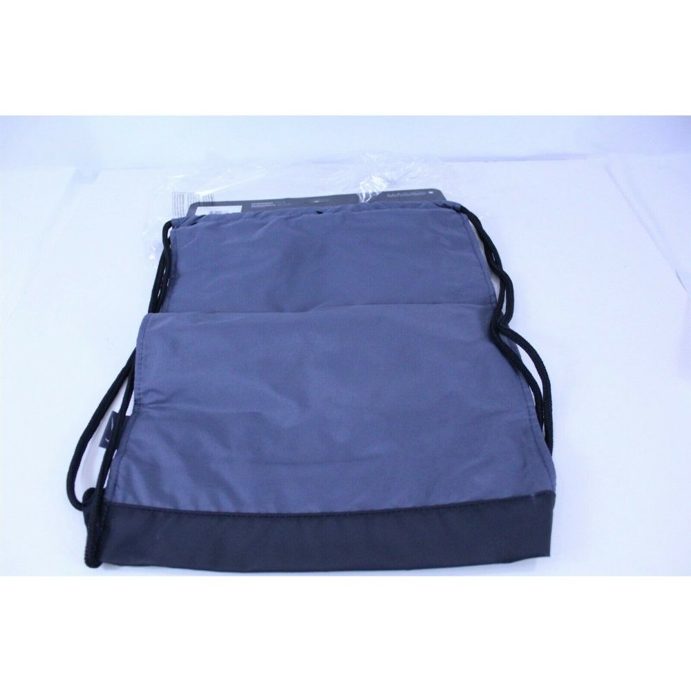 Nike Unisex Training Alpha Adapt Gym Sack Steel Grey / Black Outside Zip Pocket - Picture 7 of 9